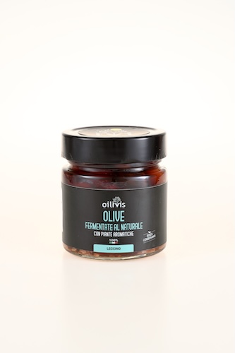 Oilivis - Olive Leccino Fermentate Al Naturale Con Piante Aromatiche
