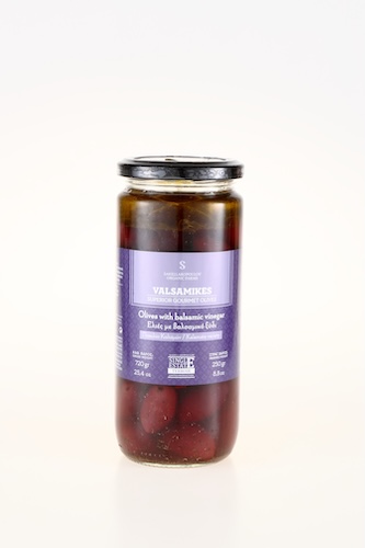 VALSAMIKES - Kalamata Natural olives with balsamic vinegar