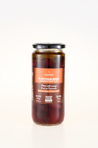PORTOKALENIES – Kalamata Natural olives with orange